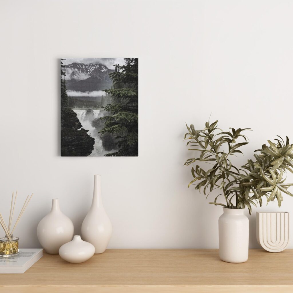 Powerful Waterfall Canvas Print – Premium Wall Art For Nature Lovers
